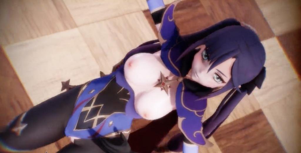 原神骚货莫娜3D同人混剪 - 被轮操到高潮喷水淫乱合集 海报