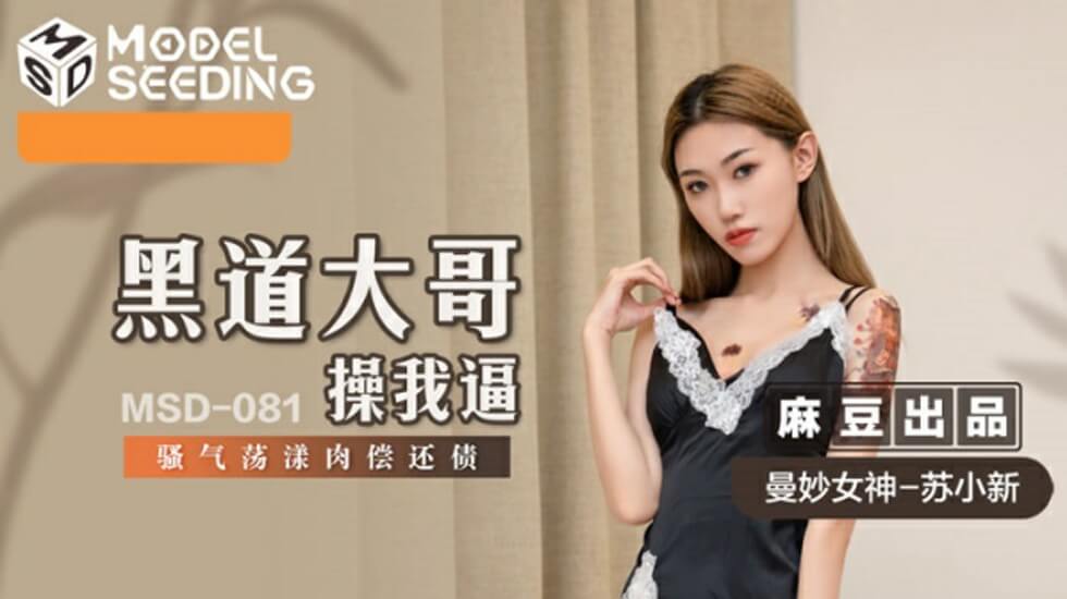 麻豆-黑道大哥操我逼-骚气荡漾肉偿还债-苏小新 海报