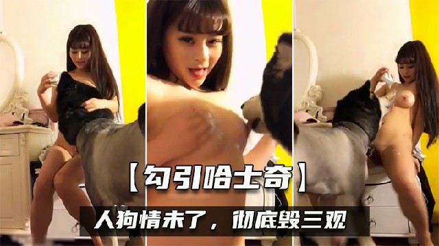 【国产最美人兽】粉丝怂恿主播与哈士奇人兽交直播间三观尽毁 海报