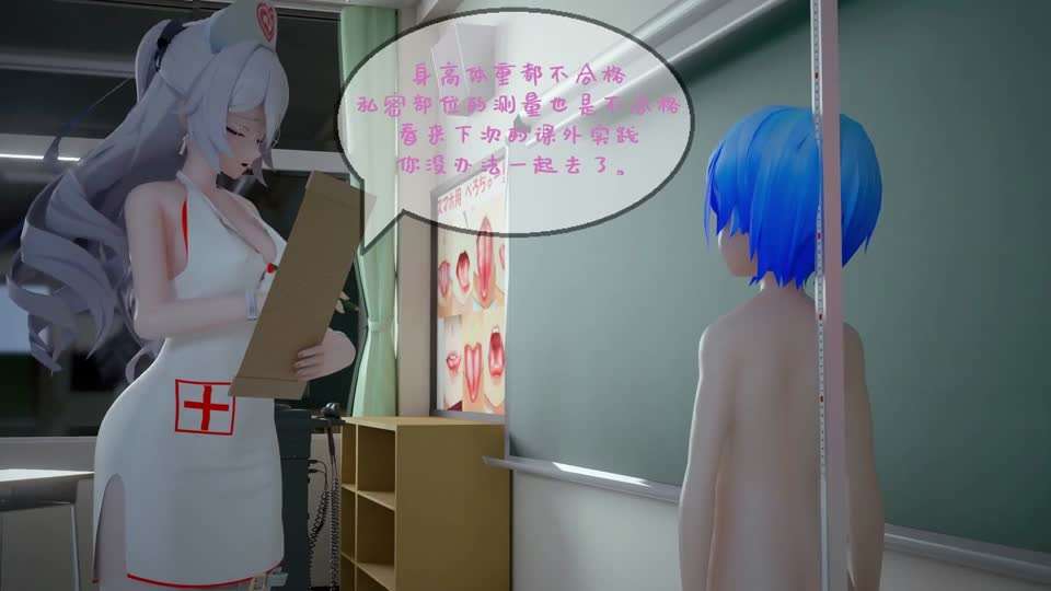 精品mmd，布洛妮娅的身体检查 海报