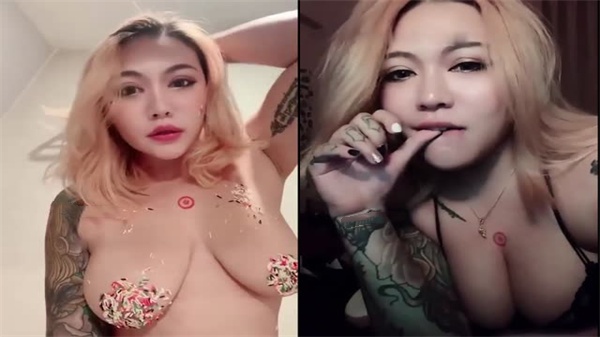 极品狂野纹身女模私拍流出！无毛粉嫩小穴自慰吹箫，骚气冲天！ 海报