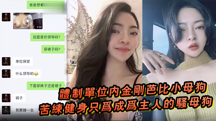 体制单位内金刚芭比小母狗苦练健身只为成为主人的骚母狗 海报