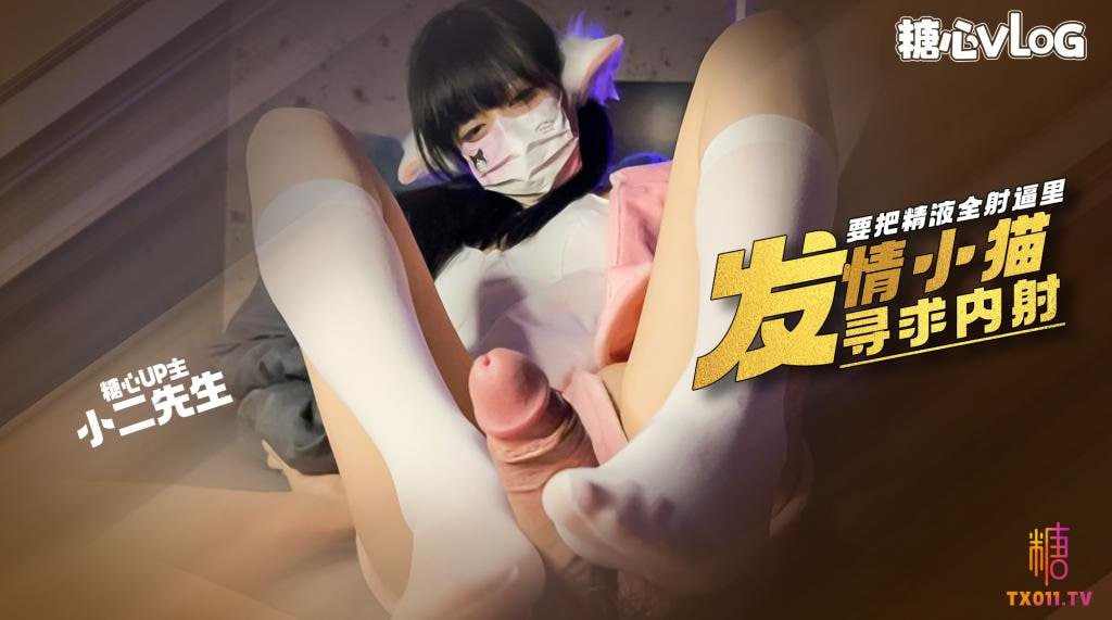 【糖心Vlog】小骚猫发情了’卖力的填完肉棒还要让把精液全射逼里 海报