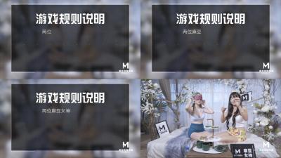 国产麻豆AV节目 kiss糖果屋 EP1 麻豆女神解密的吻 甜心姐妹脱衣挑战赛，猜错就扒光 海报