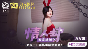 国产麻豆AV 原创节目企划 情人劫密室逃脱 EP1 AV篇 沈娜娜 海报