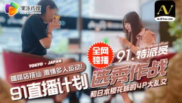 国产AV 果冻传媒 91特派员 街头搭讪2位美女喝酒吃饭 没想意外成就一场4P大战的啊! 海报