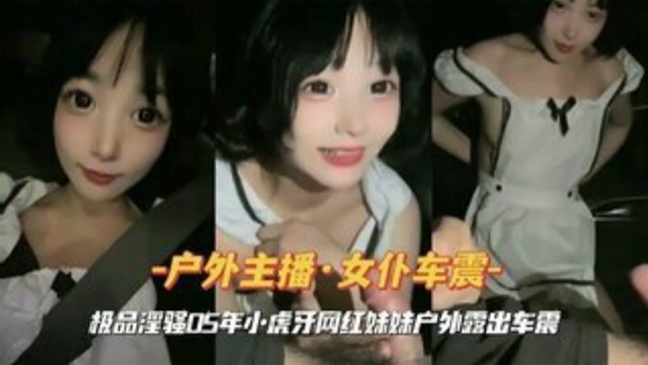 女仆装小虎牙网红妹妹户外车震 海报