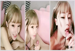高颜值网红脸妹子连体网袜给炮友口交，舔弄深喉口交厕所尿尿非常诱人! 海报