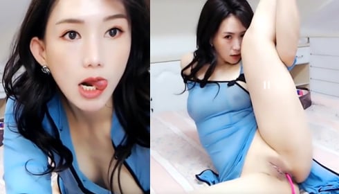 超级名模惊传下海！原来波浪卷发妹妹玩逼呻吟~ 海报